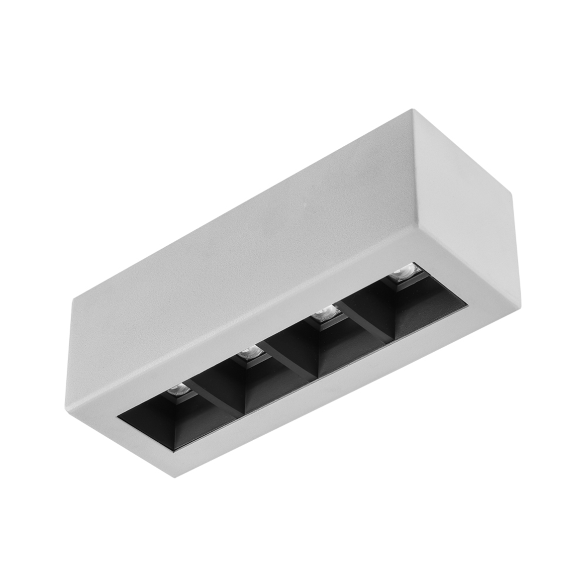 Nevo Sıva Üstü Tavan Armatürü Beyaz Siyah NS102-1