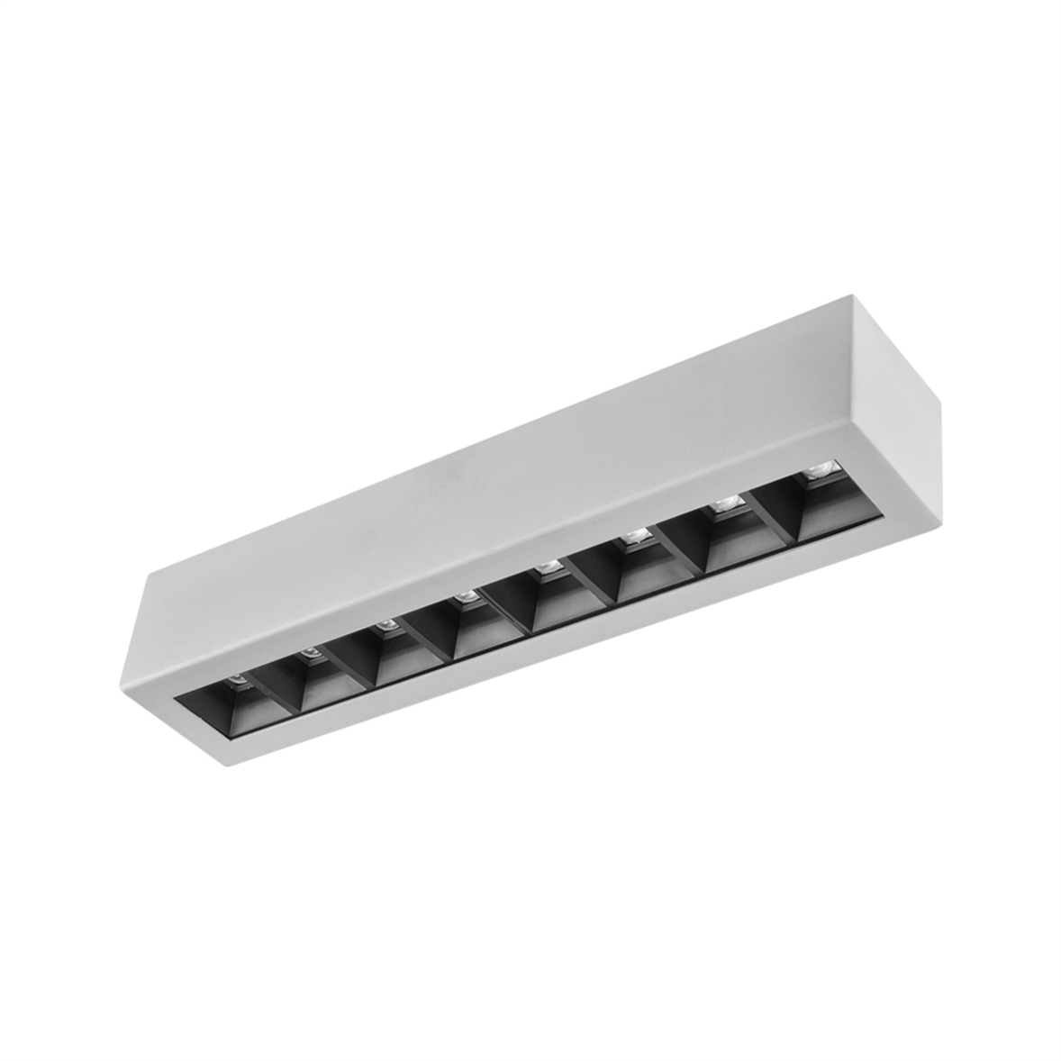 Nevo Sıva Üstü Tavan Armatürü Beyaz Siyah  NS102-2