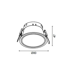 Jupiter Sabit Spot JH711 B&S