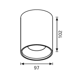 Jupiter Tavan Armatürü JC046 S&A