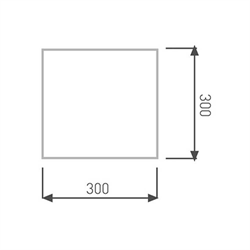 Jupiter 18W 30x30 Sıva Altı Slim Backlight Panel JK3030 S