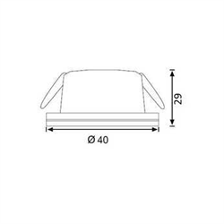 Jupiter 3W Sıva Altı Led Spot LS968 AL