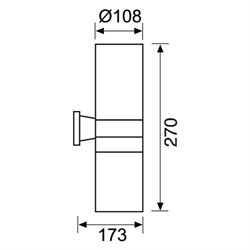 Jupiter Bahçe Aplik JW926 AN