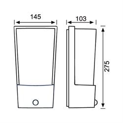Jupiter Bahçe Aplik Sensörlü JW930 AN