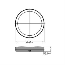 Jupiter Bahçe Tavan Armatürü LW300