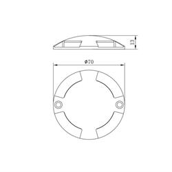 Jupiter Dış Mekan Led Yer Armatürü LG923