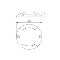 Jupiter Dış Mekan Led Yer Armatürü LG922