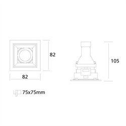Jupiter Sabit Kare Spot JH720 S