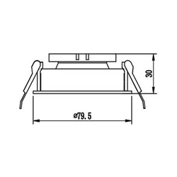 Jupiter Hareketli Spot JH718 S&A