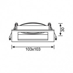 Jupiter Kare Hareketli Spot JH639 B