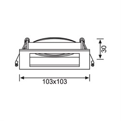 Jupiter Kare Hareketli Spot JH639 K