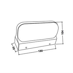 Jupiter Led Bahçe Aplik LW702