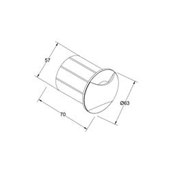 Jupiter LED Duvar Armatürü Antrasit LW479