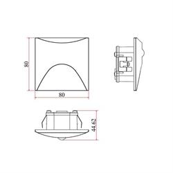 Jupiter LED Duvar Armatürü LW775 B