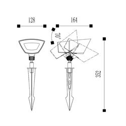 Jupiter Led Kazıklı Akıllı Bahçe Spot LG901