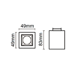 Jupiter Led Tavan Armatürü LC603 B