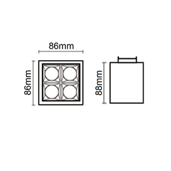 Jupiter Led Tavan Armatürü LC604 S