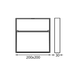 Jupiter Ledli Bahçe Aplik LW453 S