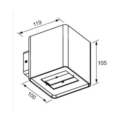 Jupiter Ledli Duvar Aplik LW470 S