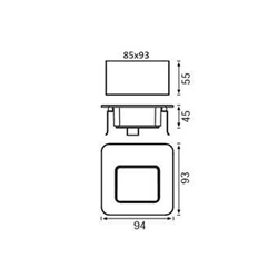 Jupiter Ledli Merdiven Armatürü LW459 B