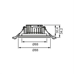 Jupiter Ledli Spot (Banyo) LS455 S