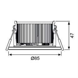 Jupiter Ledli Banyo Spot LS453 S