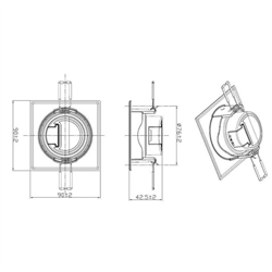 Jupiter Ledli Spot LS459 B