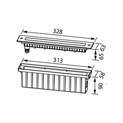 Jupiter Ledli Yer Armatürü LG926 S