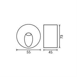 Jupiter Ledlli Duvar Armatürü LW985 S