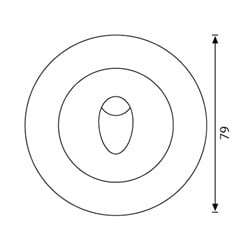 Jupiter Ledlli Sıva Altı Duvar Armatürü LW425 S