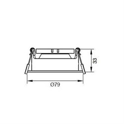 Jupiter Sabit Spot JH713 B&K
