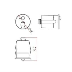 Jupiter Sensörlü LED Merdiven Armatürü LW380 AN