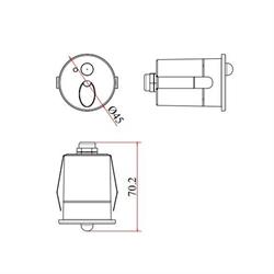 Jupiter Sensörlü LED Merdiven Armatürü LW380 B