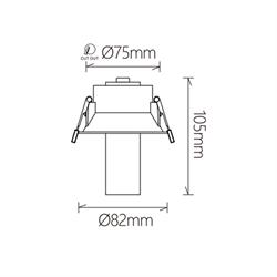 Jupiter Sıva Altı Hareketli LED Spot LD503 S