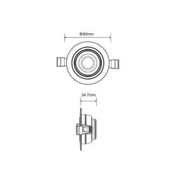 Jupiter Sıva Altı LED Hareketli Spot LS558