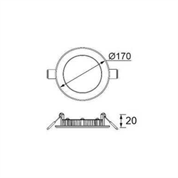 Jupiter Sıva Altı Led Panel LD472 S