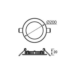 Jupiter Sıva Altı Led Panel LD474 S