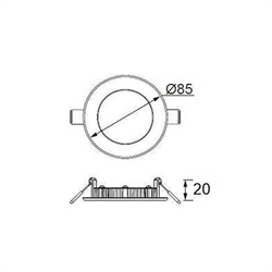 Jupiter Sıva Altı Led Panel LD470 S