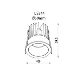 Jupiter Sıva Altı Sabit LED Spot LS544 S