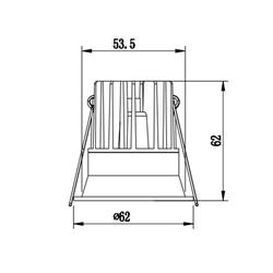 Jupiter Sıva Altı Sabit LED Spot LS557 S