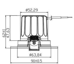 Jupiter Sıva Altı Sabit LED Spot LS701 B