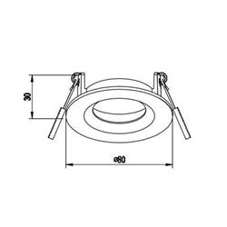 Jupiter Sıva Altı Sabit Spot JH508 S