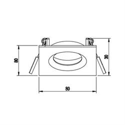 Jupiter Sıva Altı Sabit Spot JH608 B