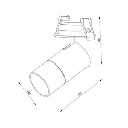 Jupiter Sıva Altı Spot Armatür JD500 B