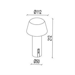 Jupiter Taşınabilir Masa Lambası JT003 S
