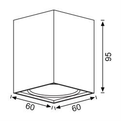 Jupiter Tavan Armatürü JC069 B&S