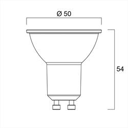 Ldn LED 7W GU10 LED Ampul GU10 -LDN