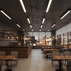 Nevo 150 cm Linear Sıva Üstü Armatür Siyah NSA109-2