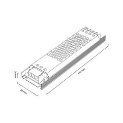 Nevo 24V 2.5A Slim LED Trafosu NT60-24