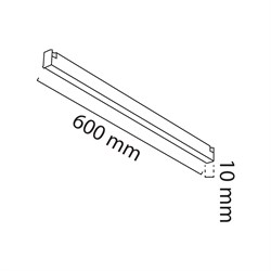 Nevo 48V 16W Mini Magnet Armatür Siyah NMA800-2